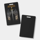 ARCHANGEL SWORD AUSWEIS (Vorder- & Rückseite)