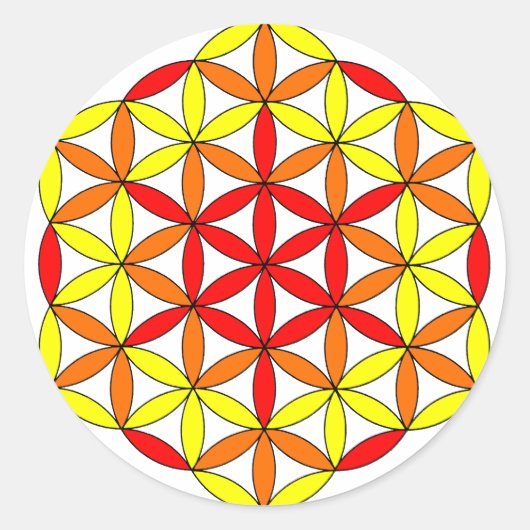 Archangel Uriel01 Runder Aufkleber (Vorderseite)