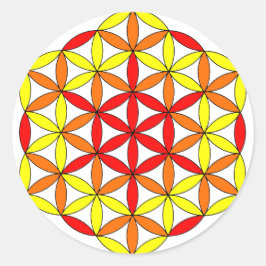 Archangel Uriel01 Runder Aufkleber