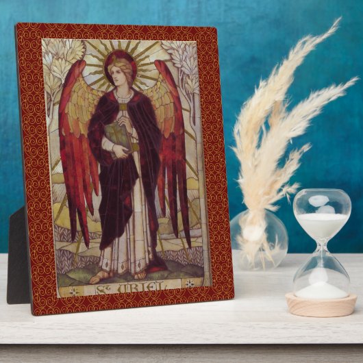 Archangel Uriel plaque Fotoplatte (Seite)