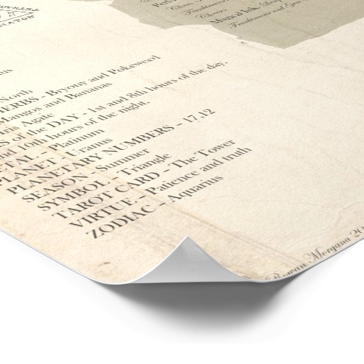 ARCHANGEL URIEL POSTER (Ecke)