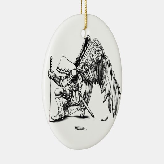 ArchAngel Warrior Keramikornament (Rechts)