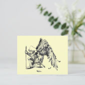 ArchAngel Warrior Postkarte (Stehend Vorderseite)