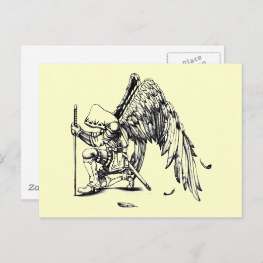 ArchAngel Warrior Postkarte (Vorne/Hinten)
