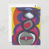 Archangel Zadkiel Postkarte (Vorne/Hinten)