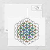 Archangel Zadkiel Postkarte (Vorne/Hinten)