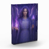 Archangel Zadkiel - Wächter der Violetflame Fotoblock (Links)