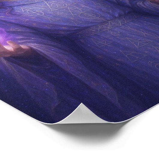 Archangel Zadkiel - Wächter der Violetflame Poster (Ecke)