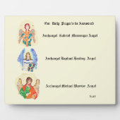 Archangels Gabriel, Raphael und Micheal Fotoplatte (Vorderseite)