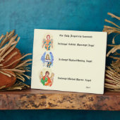 Archangels Gabriel, Raphael und Micheal Fotoplatte (Seite)