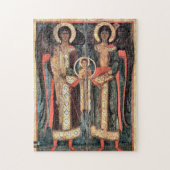 Archangels Michael und Gabriel Orthodox Christlich Puzzle (Vertikal)