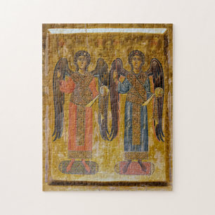 Archangels Michael und Gabriel Orthodox Icon Puzzle