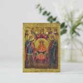 Archangels Orthodox Christliches Byzantinisches Sy Postkarte (Stehend Vorderseite)