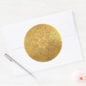 Archangels Siegel, Gottes Siegel, Sigillum Dei Aem Runder Aufkleber (Umschlag)