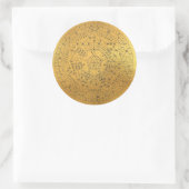 Archangels Siegel, Gottes Siegel, Sigillum Dei Aem Runder Aufkleber (Tasche)