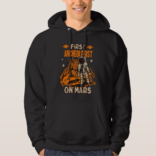 Archäologe Astronaut Hoodie (Vorderseite)