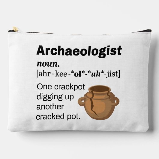Archäologe Definition Crackpot Zubehörtasche (Vorderseite)