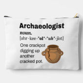Archäologe Definition Crackpot Zubehörtasche (Rückseite)