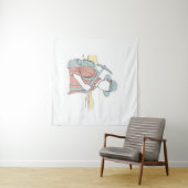 Archäologe, einfache Kunst aus einer Hand, kontinu Wandteppich (Beispiel (Horizontal))