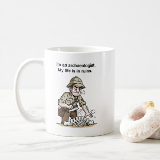 Archäologe Entdecker Geist – Alte Entdeckung Kaffeetasse