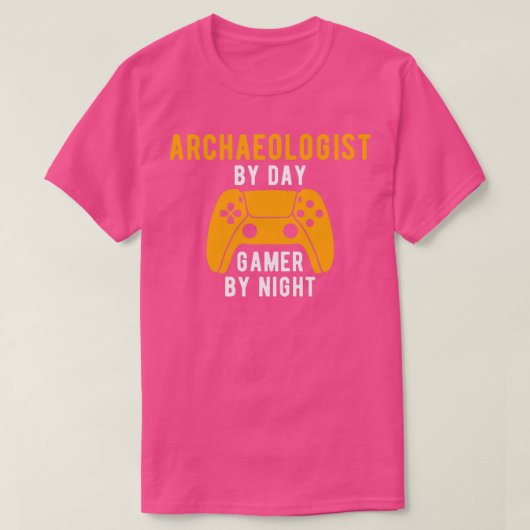 Archäologe Gaming T-Shirt (Design vorne)