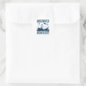 Archäologe Runder Aufkleber (Tasche)