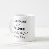 Archäologe u. Tee-Liebhaber praktisch perfekt Kaffeetasse (Vorderseite Links)