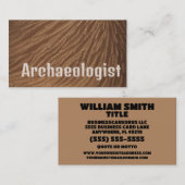 Archäologe Visitenkarte (Vorne/Hinten)