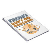 Archäologen Dig Dinosaurier Archäologie Notizblock (Rechte Seite)