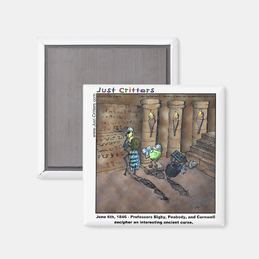 Archäologen Magnet (Vorderseite/Rückseite)