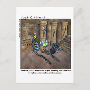 Archäologen Postkarte