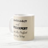 Archäologen-u. Kaffee-Experte praktisch perfekt Kaffeetasse (Vorderseite Links)
