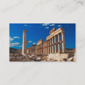 Archäologen-Visitenkarte Visitenkarte (Rückseite)