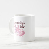 Archäologie-Baby Kaffeetasse (Vorderseite Links)