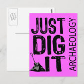Archäologie Dig It Postkarte (Vorne/Hinten)