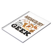 Archäologie Geek Archäologe Student Lover Notizblock (Linke Seite)