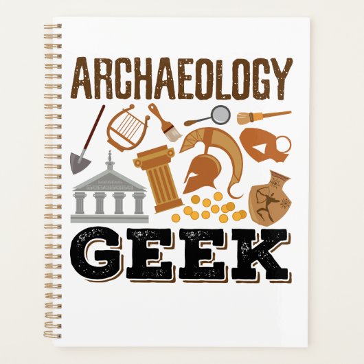 Archäologie Geek Archäologe Student Lover Planer (Vorderseite)