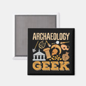 Archäologie Geek Professor Archäologe Magnet (Vorderseite/Rückseite)