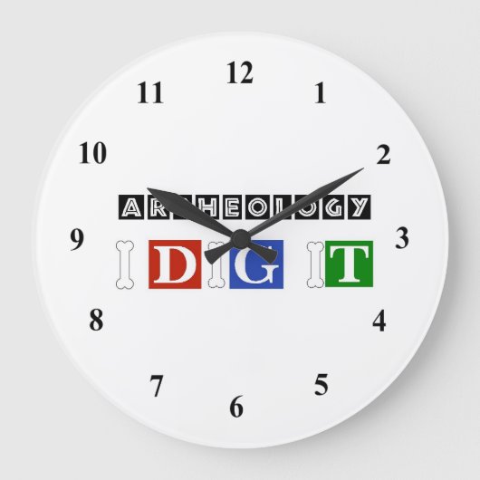 Archäologie Große Wanduhr (Vorderseite)