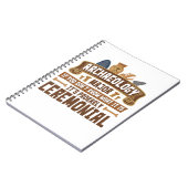 Archäologie Hauptstudent Funny Ceremonial Notizblock (Linke Seite)