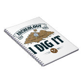 Archäologie I Dig It Archäologie Archäologe Notizblock (Rechte Seite)