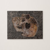 Archäologie II - Skull on Stone-Effekt Hintergrund Puzzle (Horizontal)
