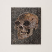 Archäologie II - Skull on Stone-Effekt Hintergrund Puzzle (Vertikal)