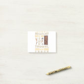 Archäologie ist eine Menge Trowel und Fehler Post-it Klebezettel (Auf Schreibtisch)