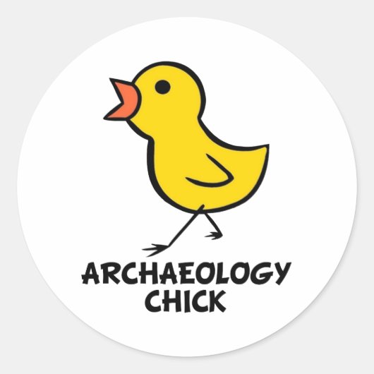 Archäologie Kick Sticker (Vorderseite)