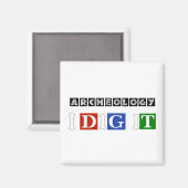 Archäologie Magnet (Vorderseite/Rückseite)