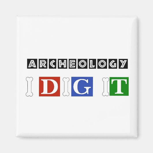 Archäologie Magnet (Vorne)