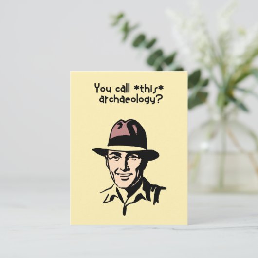 Archäologie Postkarte (Stehend Vorderseite)