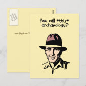 Archäologie Postkarte (Vorne/Hinten)