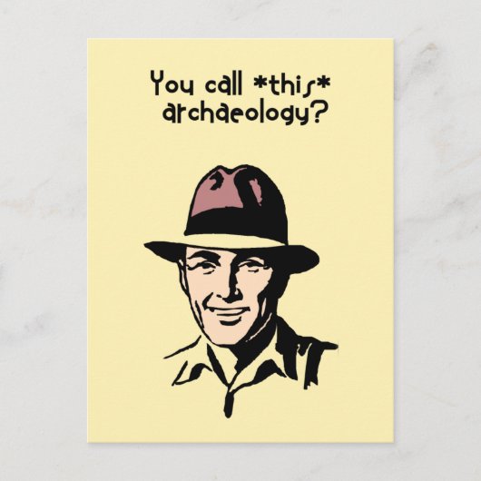 Archäologie Postkarte (Vorderseite)